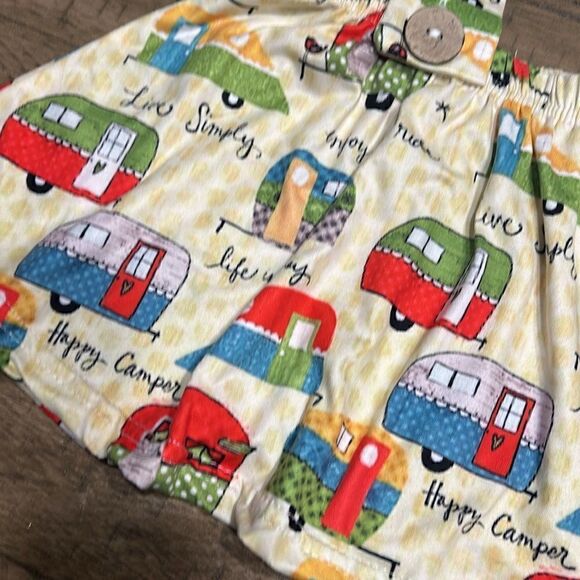 (3/$15) Girls 2T boutique camping overall dress - Picture 4 of 9